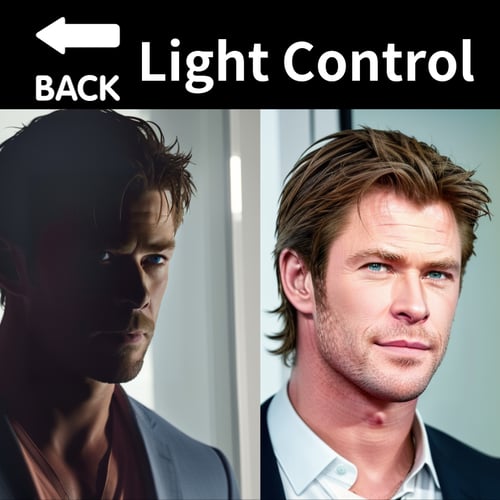 Light Control - Back Front - Backlight Slider by NextMeal on Tensor.Art