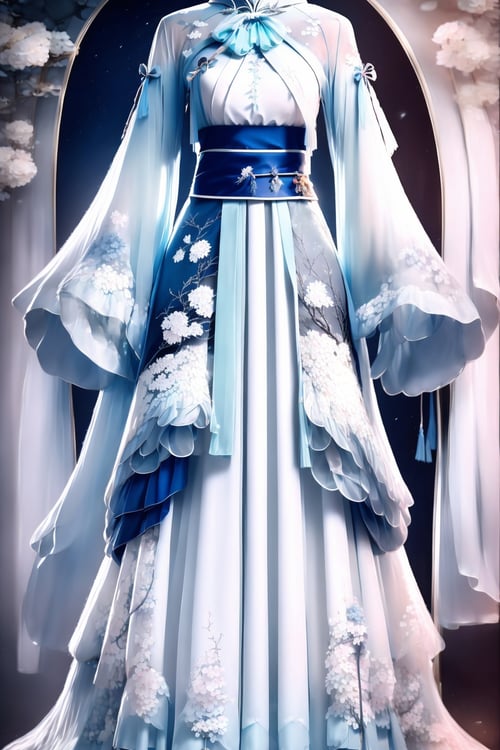 青花瓷印花-汉服 by 小苏AIGC on Tensor.Art