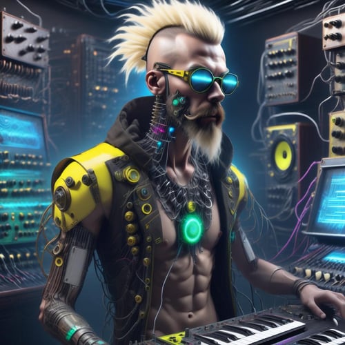 Human Analog Synthesizer Lifeform by Goforce89 on Tensor.Art