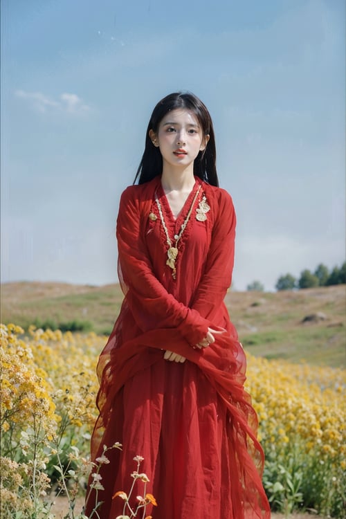 一袭红衣 by 画不好手的画手 on Tensor.Art