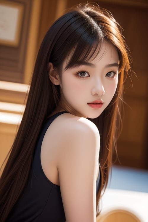 白净光亮皮肤美女(侧光光粒子) by 初级学徒℡ on Tensor.Art