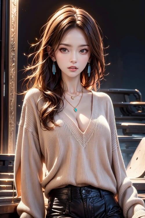 白净光亮皮肤美女(侧光光粒子) by 初级学徒℡ on Tensor.Art