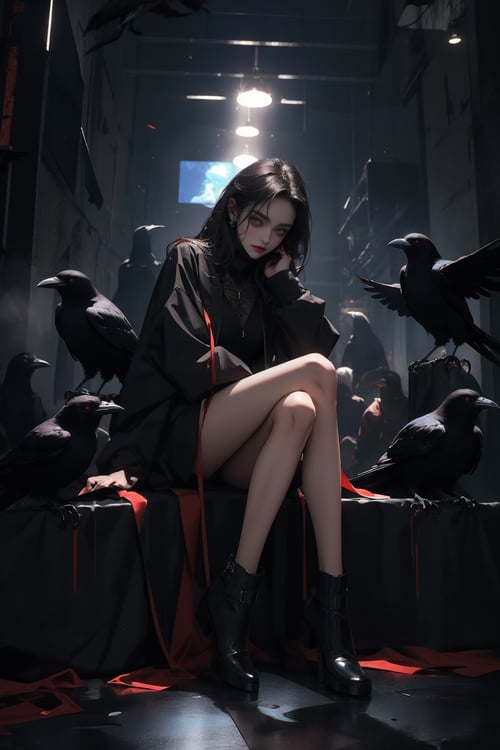 鸦雀无声 by 我是麻袋 on Tensor.Art