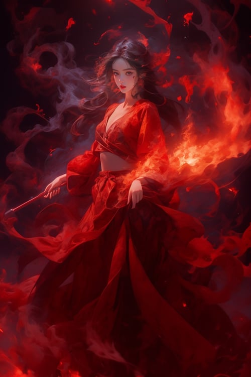 火元素·武侠 by 我是麻袋 on Tensor.Art