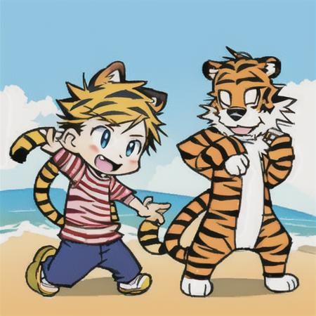 Calvin and Hobbes by Oliver DR on Tensor.Art