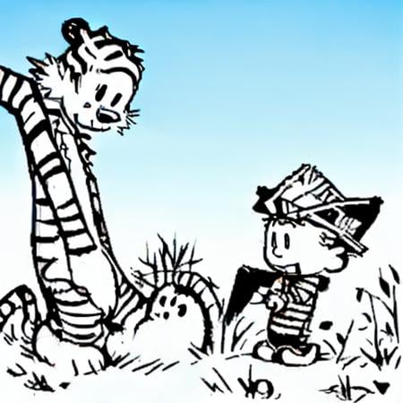 Calvin and Hobbes by Oliver DR on Tensor.Art