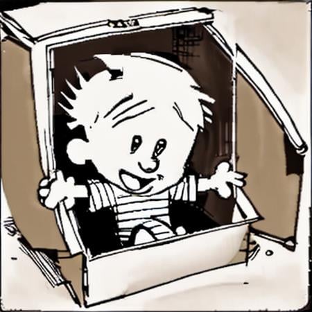 Calvin and Hobbes by Oliver DR on Tensor.Art