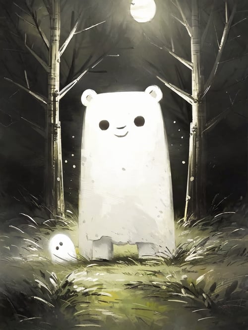 可爱的大眼幽灵（温暖）|CJ-wsj by 辞旧C on Tensor.Art