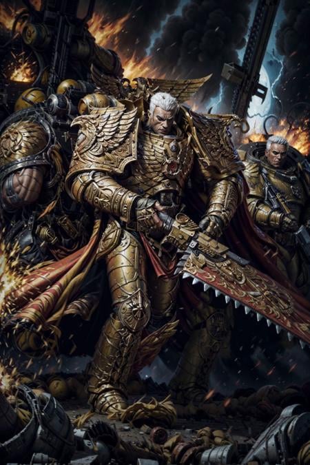 Rogal Dorn | Warhammer 40k by Excited-bubble on Tensor.Art