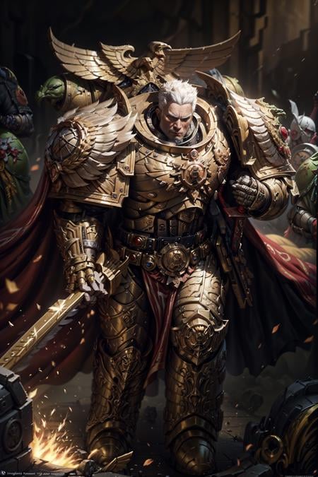 Rogal Dorn | Warhammer 40k by Excited-bubble on Tensor.Art