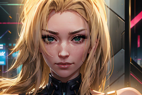 Not so Perfect - Alt Cunningham from Cyberpunk 207 by Queen Domme Elsa on Tensor.Art