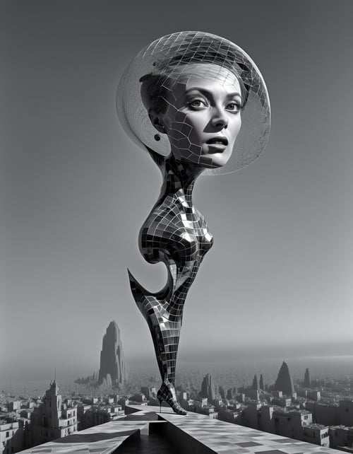 Monochrome Photography - Philippe Halsman (Art Style) [SDXL] by DennisSchöneberg on Tensor.Art