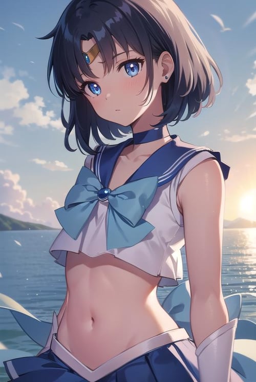 Ami Mizuno (水野 亜美) / Sailor Mercury (セーラーマーキュリー) - Sailor Moon (美少女戦士セーラームーン) - COMMISSION by Sol Eternelle on Tensor.Art