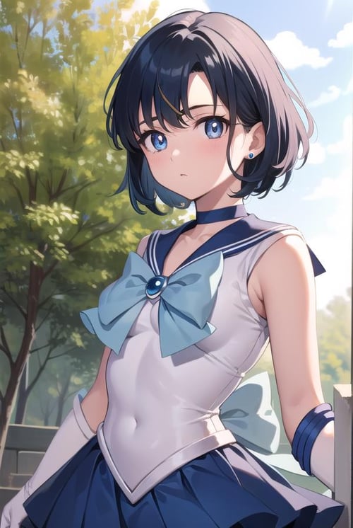 Ami Mizuno (水野 亜美) / Sailor Mercury (セーラーマーキュリー) - Sailor Moon (美少女戦士セーラームーン) - COMMISSION by Sol Eternelle on Tensor.Art