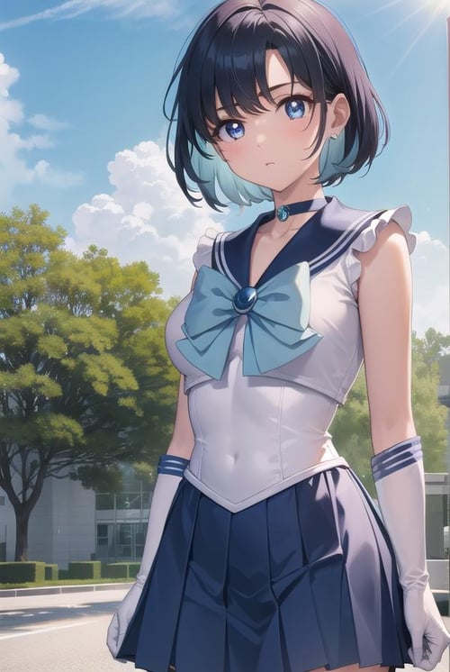 Ami Mizuno (水野 亜美) / Sailor Mercury (セーラーマーキュリー) - Sailor Moon (美少女戦士セーラームーン) - COMMISSION by Sol Eternelle on Tensor.Art