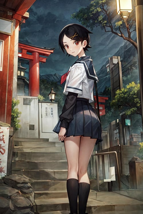 Kafuka Furura (Sayonara, Zetsubou-Sensei) - SOSDAN by Ttan on Tensor.Art