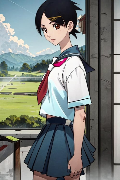 Kafuka Furura (Sayonara, Zetsubou-Sensei) - SOSDAN by Ttan on Tensor.Art