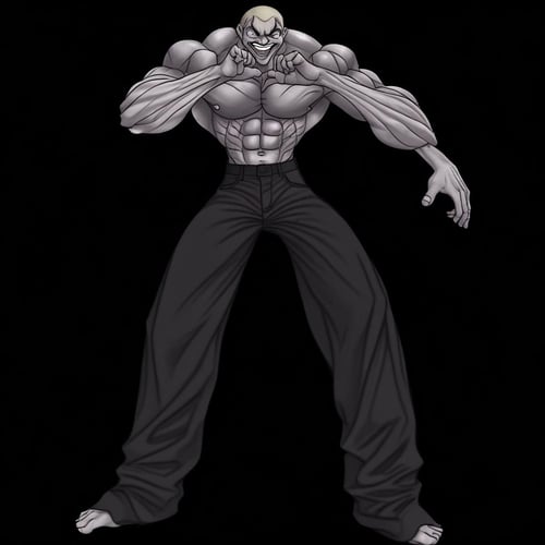 Jack Hanma by Patatum Studios on Tensor.Art