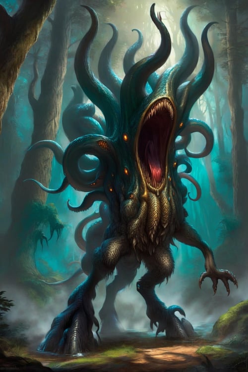 PAseer's Cthulhu Mythos SDXL Dark Young of Shub Ni by Excited-bubble on Tensor.Art