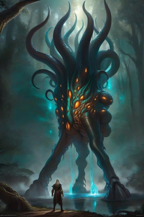 PAseer's Cthulhu Mythos SDXL Dark Young of Shub Ni by Excited-bubble on Tensor.Art