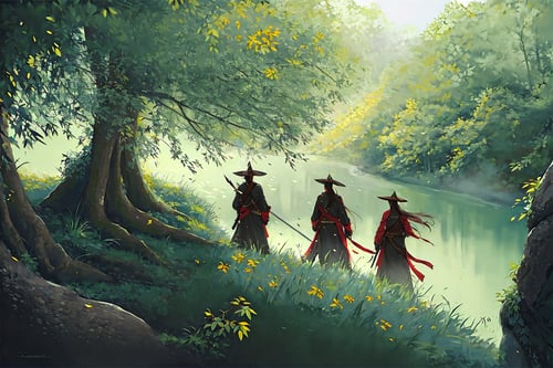 踏山听海【素雅国风】 by 踏山听海 on Tensor.Art