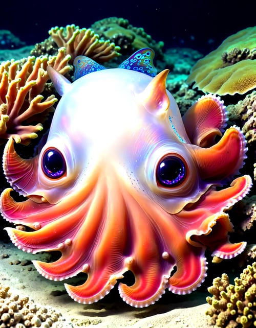 Dumbo Octopus (Grimpoteuthis) [SDXL] by DennisSchöneberg on Tensor.Art