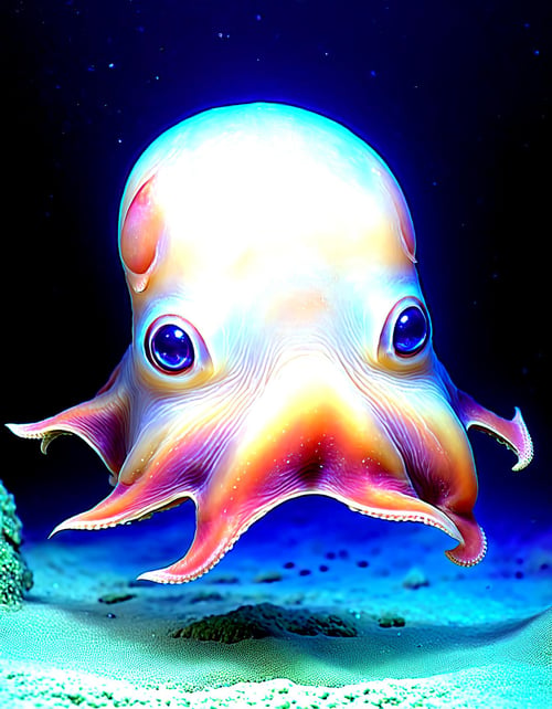 Dumbo Octopus (Grimpoteuthis) [SDXL] by DennisSchöneberg on Tensor.Art