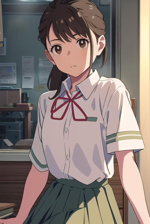 Suzume Iwato (岩戸 鈴芽) - Suzume's Door-Locking (すずめの戸締まり) by Sol Eternelle on Tensor.Art