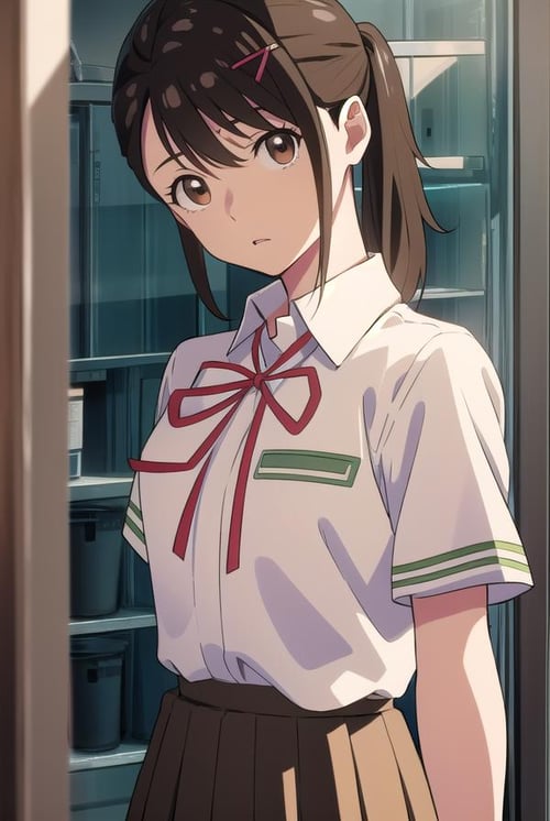 Suzume Iwato (岩戸 鈴芽) - Suzume's Door-Locking (すずめの戸締まり) by Sol Eternelle on Tensor.Art