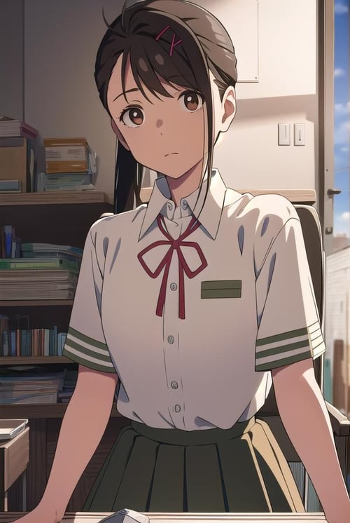 Suzume Iwato (岩戸 鈴芽) - Suzume's Door-Locking (すずめの戸締まり) by Sol Eternelle on Tensor.Art