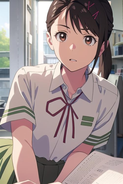 Suzume Iwato (岩戸 鈴芽) - Suzume's Door-Locking (すずめの戸締まり) by Sol Eternelle on Tensor.Art