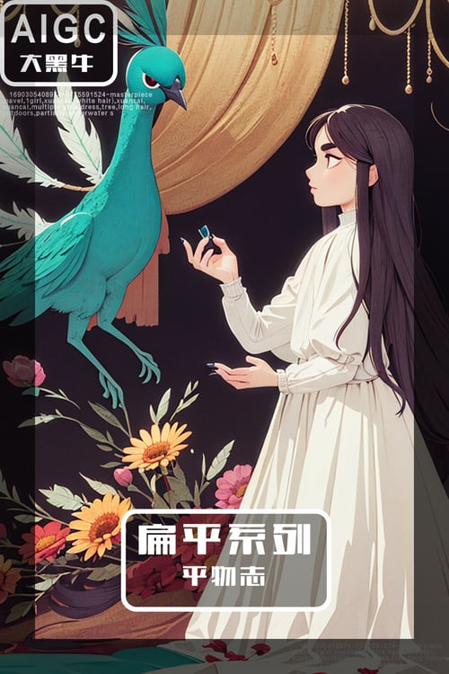 扁平系列|平物志 by 大黑牛AI on Tensor.Art