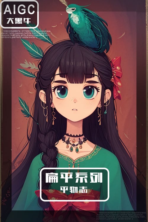 扁平系列|平物志 by 大黑牛AI on Tensor.Art