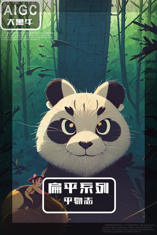 扁平系列|平物志 by 大黑牛AI on Tensor.Art
