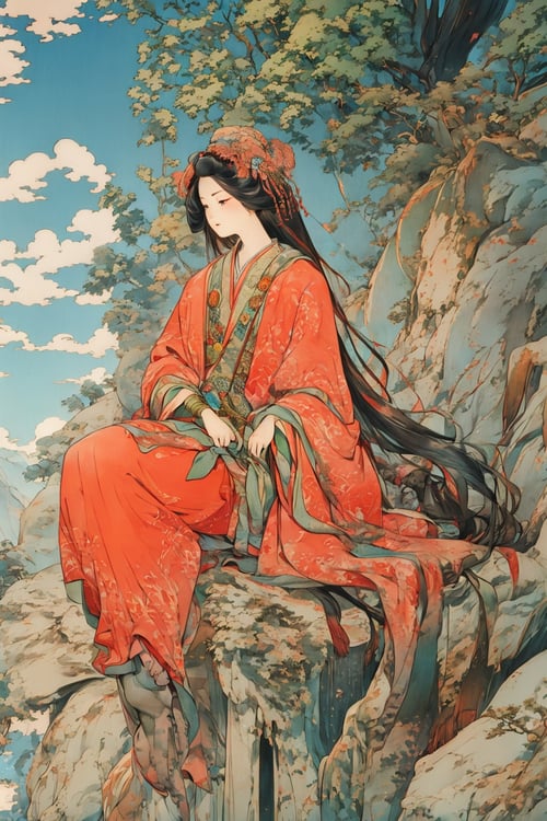 插画模型|浮世绘 by 大黑牛AI on Tensor.Art