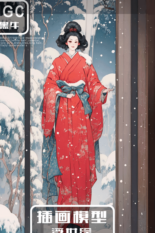 插画模型|浮世绘 by 大黑牛AI on Tensor.Art