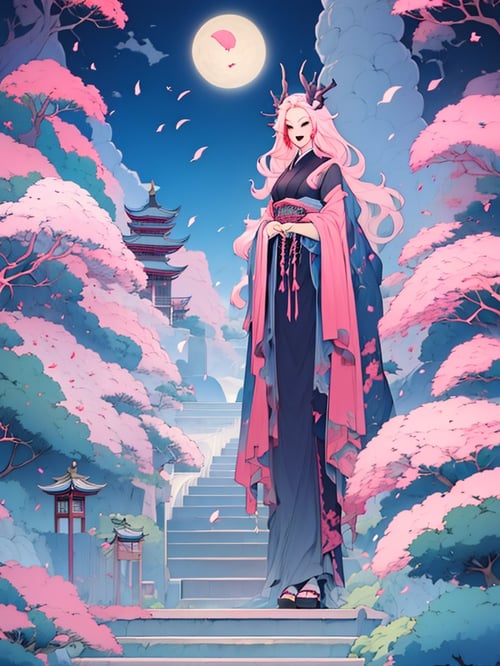 插画模型|浮世绘 by 大黑牛AI on Tensor.Art