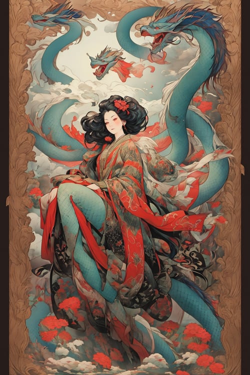 插画模型|浮世绘 by 大黑牛AI on Tensor.Art