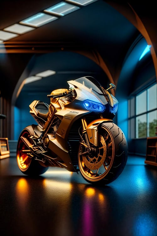 Futuristic Motorcycle Generator Concept by Devildonia on Tensor.Art