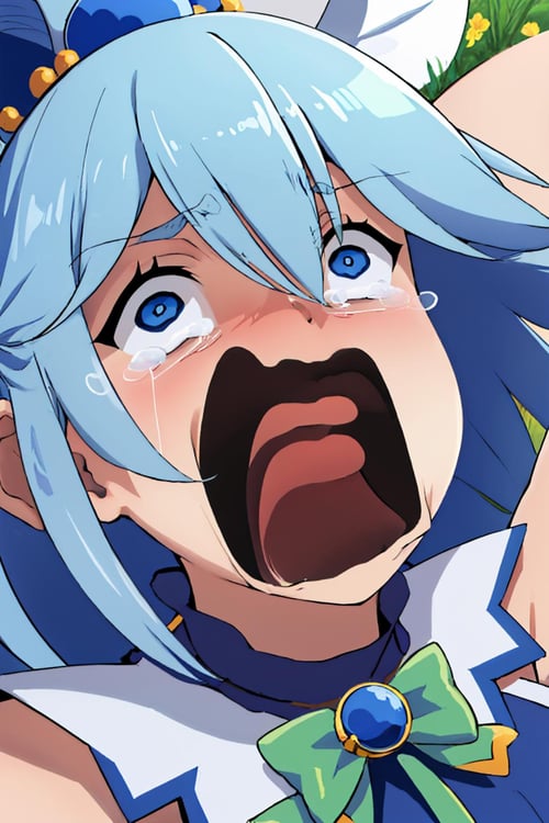 Aqua Screaming | Meme by justTNP on Tensor.Art