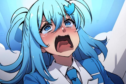 Aqua Screaming | Meme by justTNP on Tensor.Art