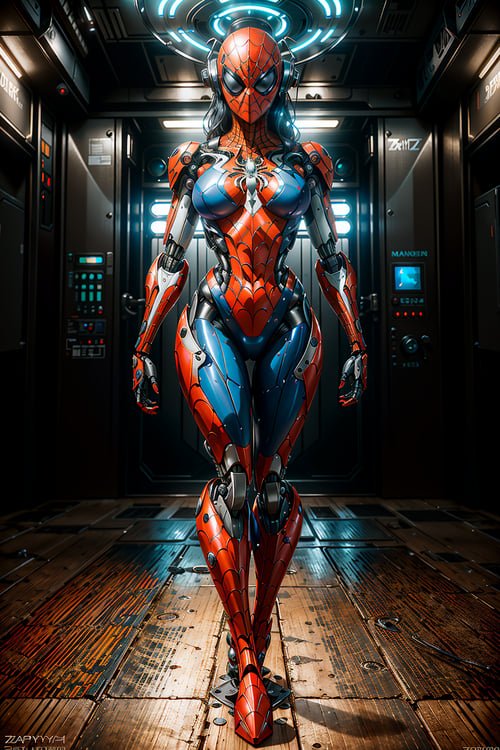 增加疯狂的机甲元素细节 robot details by getphat on Tensor.Art