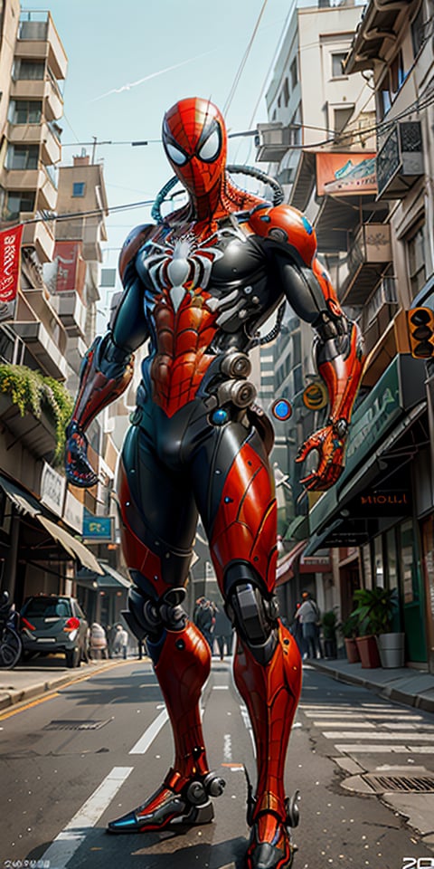 增加疯狂的机甲元素细节 robot details by getphat on Tensor.Art