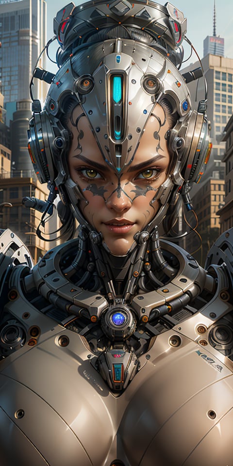 增加疯狂的机甲元素细节 robot details by getphat on Tensor.Art