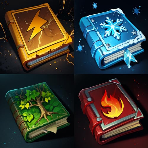 Grimoires & Books (Fantasy Game Asset) by Citron Legacy on Tensor.Art