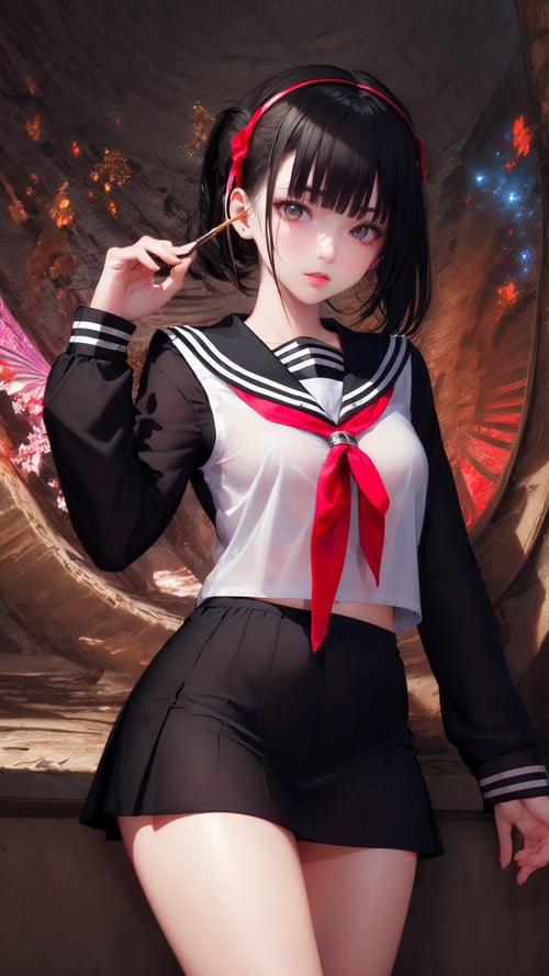 图图的情趣制服(透视黑色水手服) by 天选打工人赵图图 on Tensor.Art