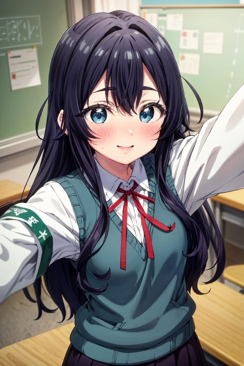 Nano Eiai and Shizuka Yoshimoto | Kimi no Koto ga Daidaidaidaidaisuki na 100-nin no Kanojo LoRa by WhiteZ on Tensor.Art