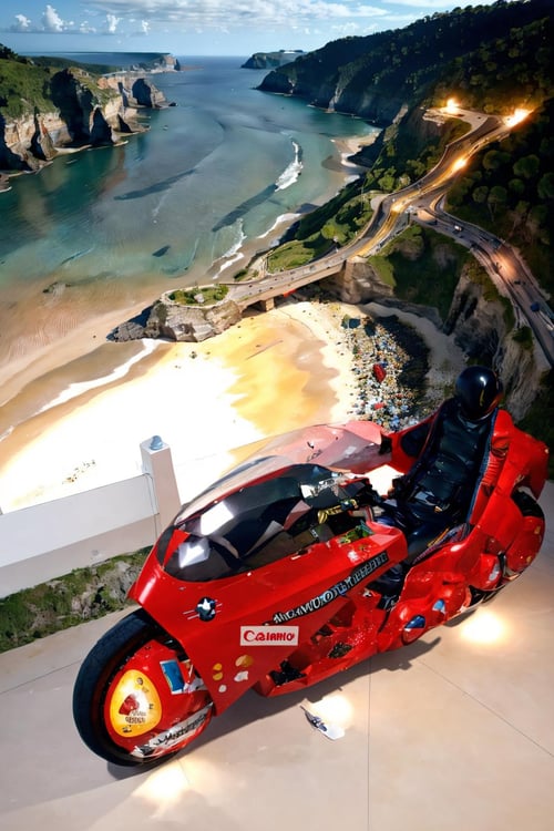 A Random "Akira" MotorBike by Devildonia on Tensor.Art
