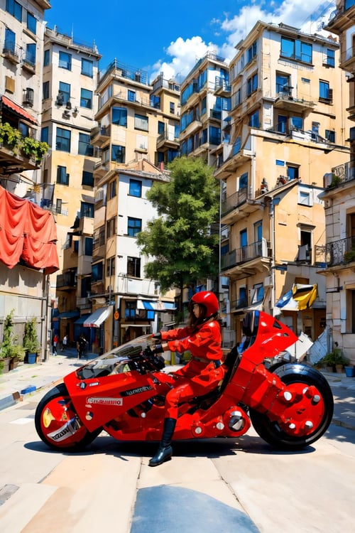 A Random "Akira" MotorBike by Devildonia on Tensor.Art