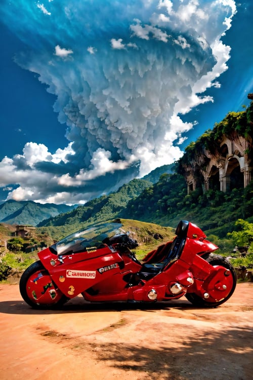 A Random "Akira" MotorBike by Devildonia on Tensor.Art